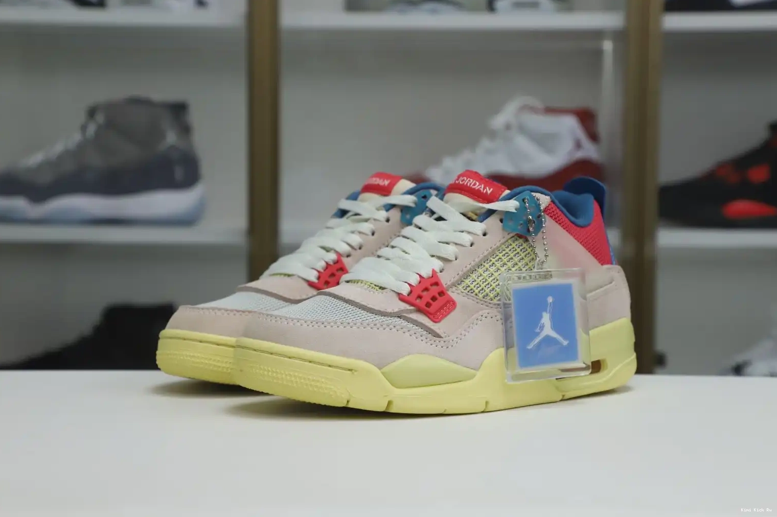 'GUAVA X UNION AIR ICE' JORDAN 4 LA RETRO Kimikick 0505